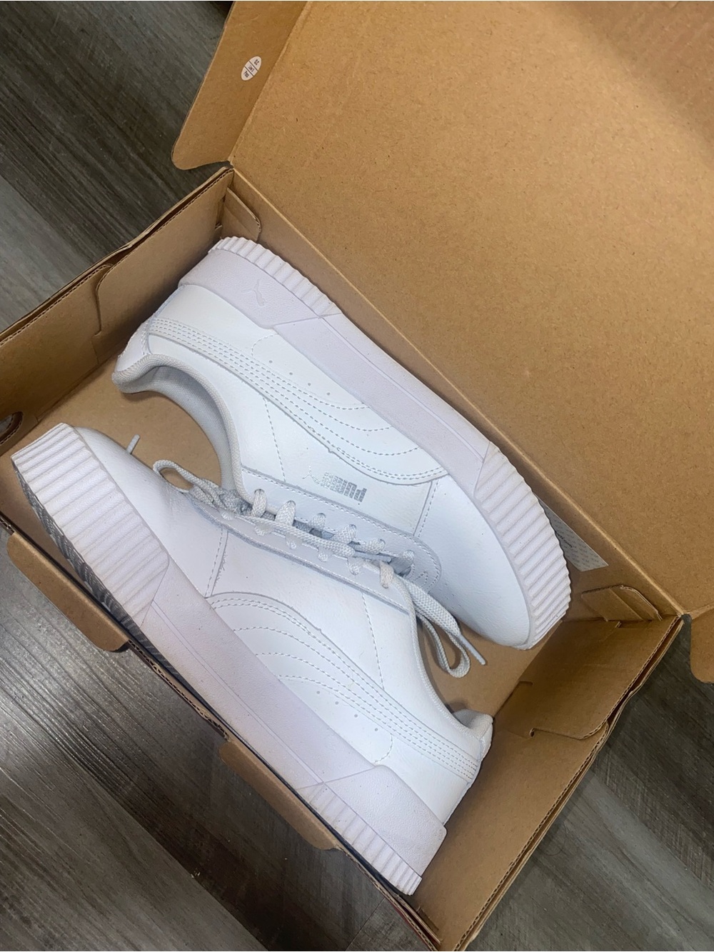Puma Platform White trainers